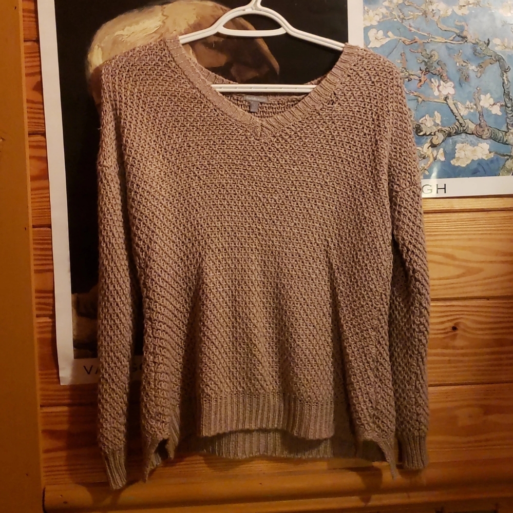Brownish purplish sweater